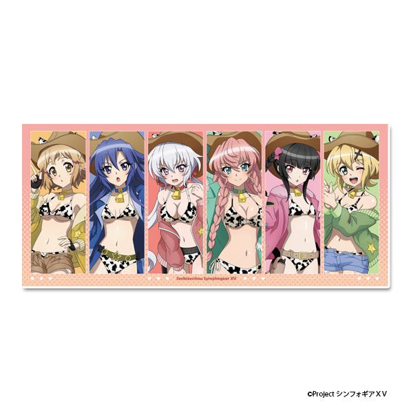 戦姫絶唱シンフォギアＸＶ 描き下ろし スポーツタオル カウガールver.