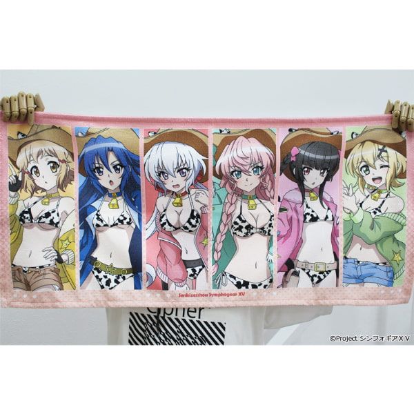 戦姫絶唱シンフォギアＸＶ 描き下ろし スポーツタオル カウガールver.