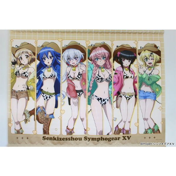 戦姫絶唱シンフォギアＸＶ 描き下ろし B1タペストリー カウガールver.