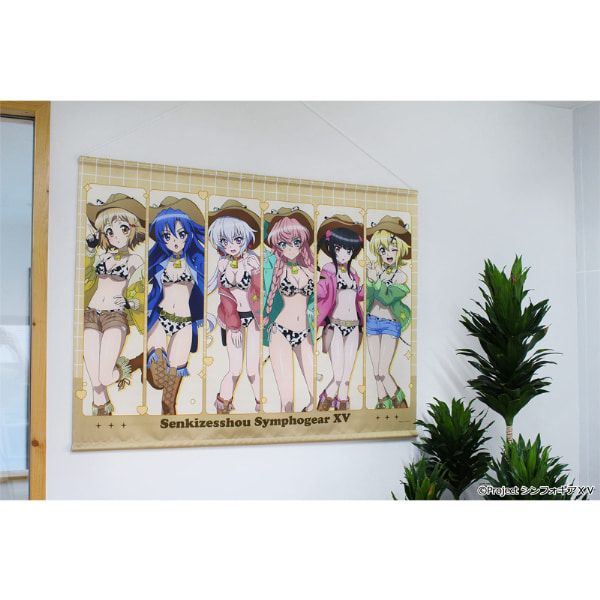 戦姫絶唱シンフォギアＸＶ 描き下ろし B1タペストリー カウガールver.