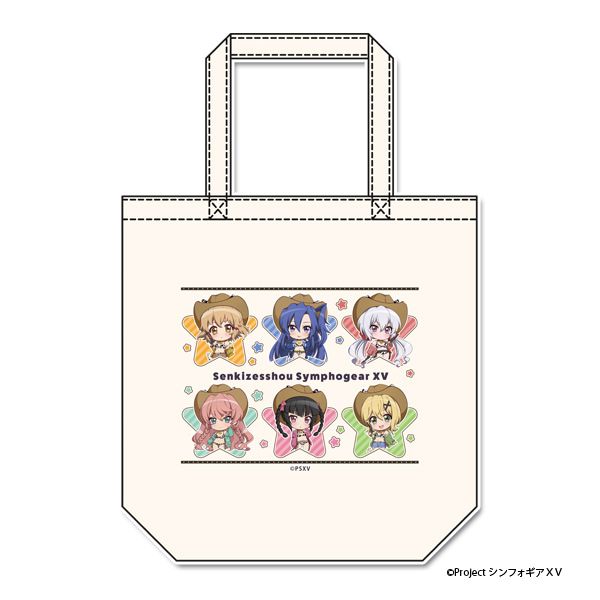 戦姫絶唱シンフォギアＸＶ ぷちちょこキャンバストートバッグ カウガールver.
