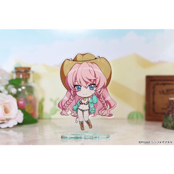 戦姫絶唱シンフォギアＸＶ ぷちちょこアクリルスタンド【マリア・カデンツァヴナ・イヴ】カウガールver.