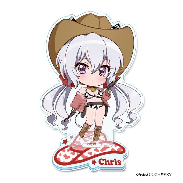 戦姫絶唱シンフォギアＸＶ ぷちちょこアクリルスタンド【雪音クリス】カウガールver.