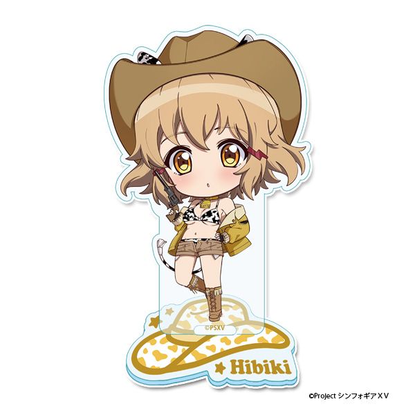 戦姫絶唱シンフォギアＸＶ ぷちちょこアクリルスタンド【立花 響】カウガールver.