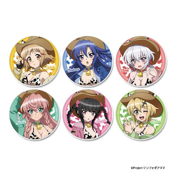 戦姫絶唱シンフォギアＸＶ 描き下ろし トレーディング缶バッジ カウガールver.(BOX)