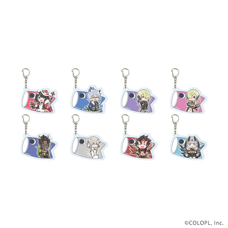 アクリルキーホルダー「白猫プロジェクト」08/こどもの日ver. コンプリートセット(全8種)(グラフアートイラスト)