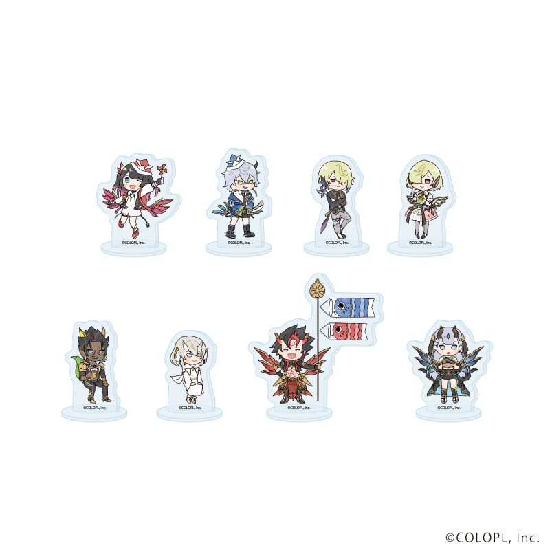 アクリルぷちスタンド「白猫プロジェクト」06/こどもの日ver. コンプリートセット(全8種)(グラフアートイラスト)