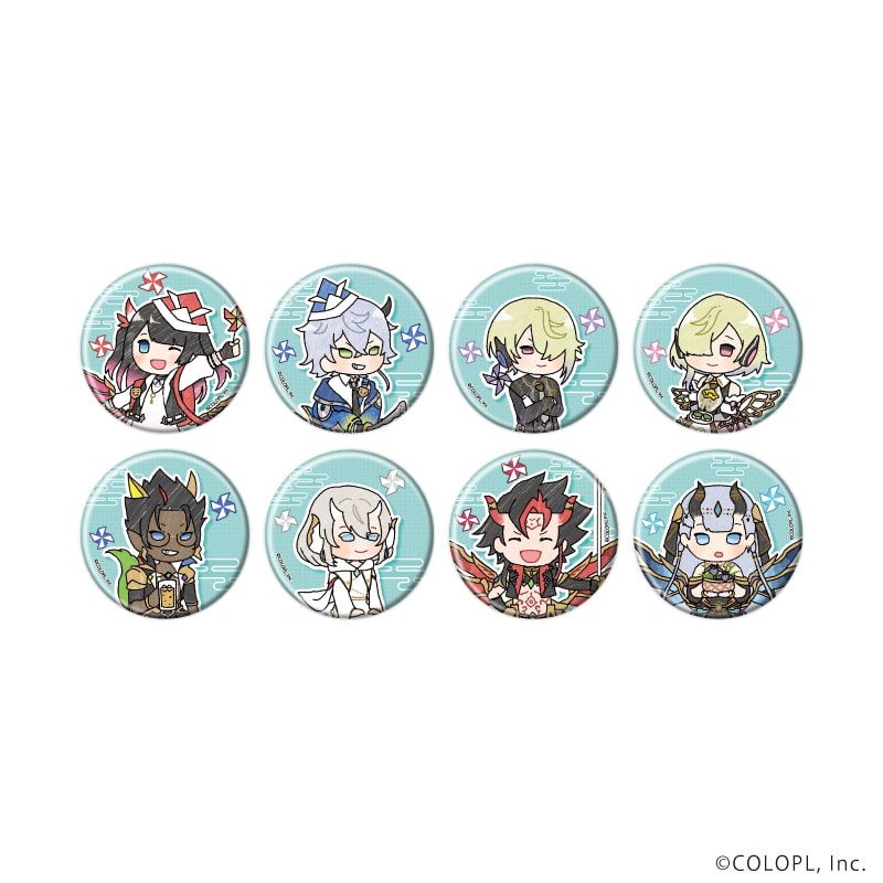 缶バッジ「白猫プロジェクト」14/こどもの日ver. ブラインド(8種)(グラフアートイラスト)