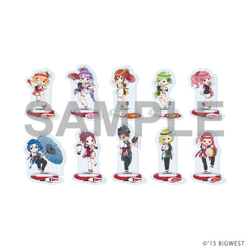 アクリルぷちスタンド「『マクロスF』『マクロスΔ』」02/コンプリートセット(全10種)(グラフアートイラスト)