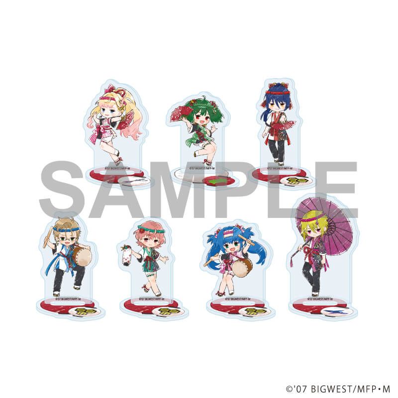 アクリルぷちスタンド「『マクロスF』『マクロスΔ』」01/コンプリートセット(全7種)(グラフアートイラスト)