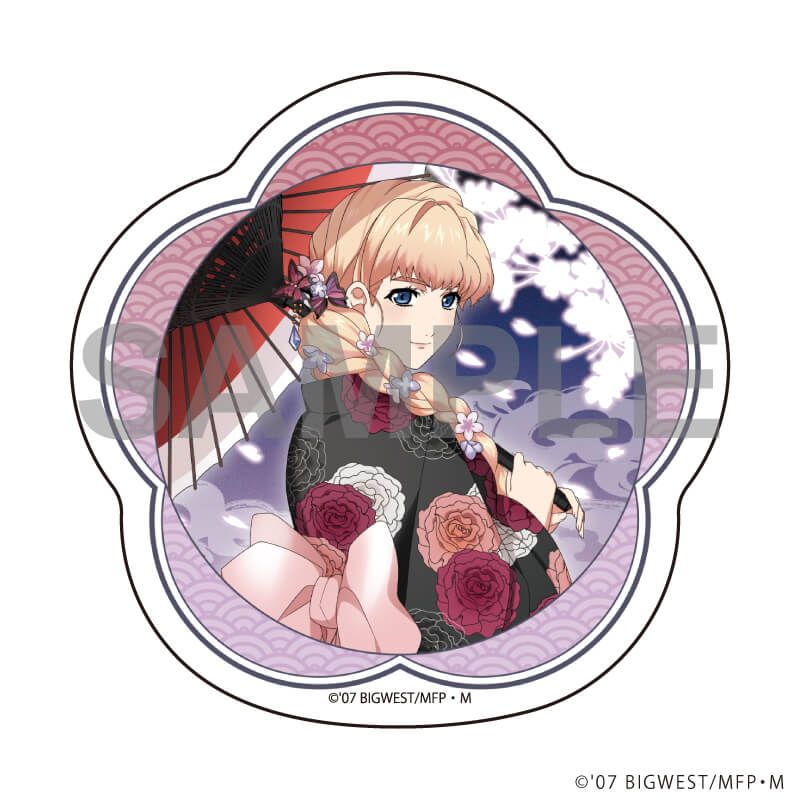 ダイカットステッカー「『マクロスF』『マクロスΔ』」01/シェリル・ノーム(描き起こしイラスト)