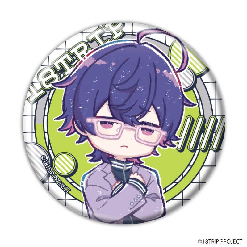 缶バッジ『18TRIP』10/コンプリートセット(全6種)(グラフアートイラスト)