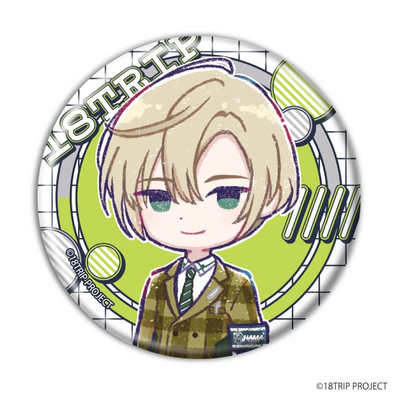 缶バッジ『18TRIP』10/コンプリートセット(全6種)(グラフアートイラスト)