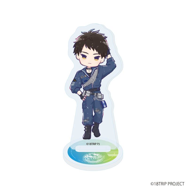 アクリルぷちスタンド『18TRIP』08/コンプリートセット(全10種)(グラフアートイラスト)
