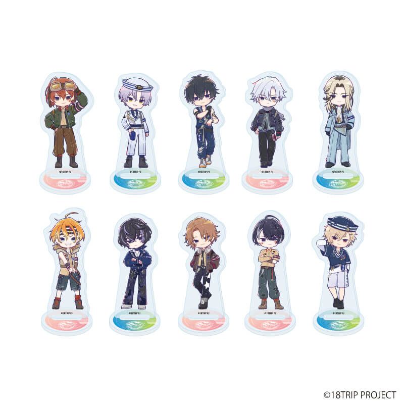 アクリルぷちスタンド『18TRIP』07/コンプリートセット(全10種)(グラフアートイラスト)