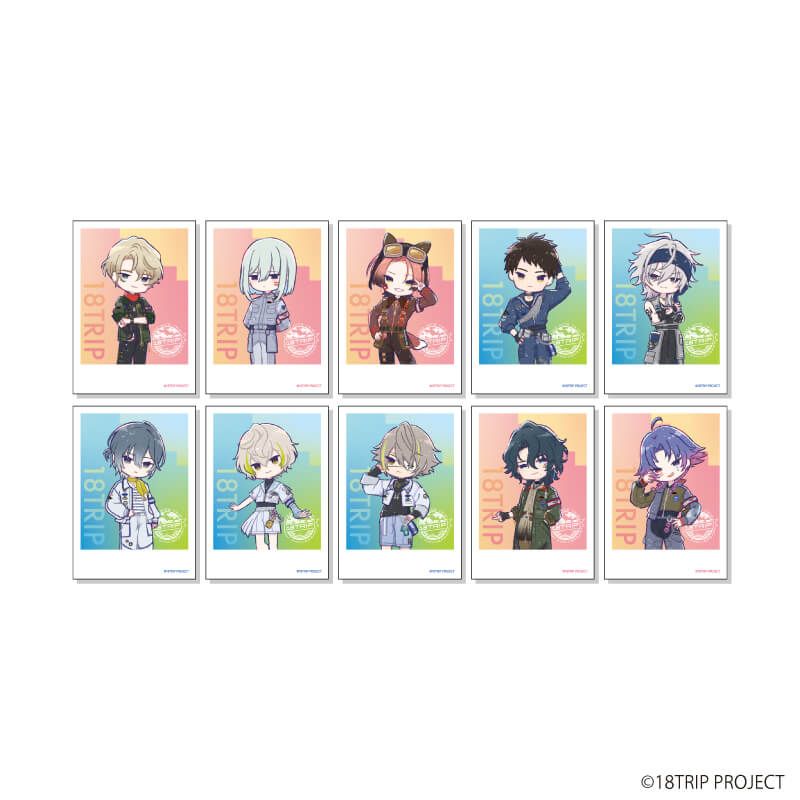 ミニフォト『18TRIP』14/コンプリートセット(全10種)(グラフアートイラスト)