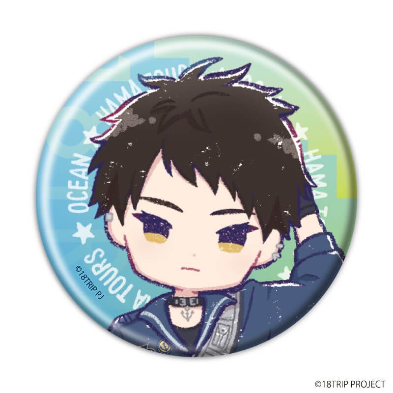 缶バッジ『18TRIP』09/コンプリートセット(全10種)(グラフアートイラスト)