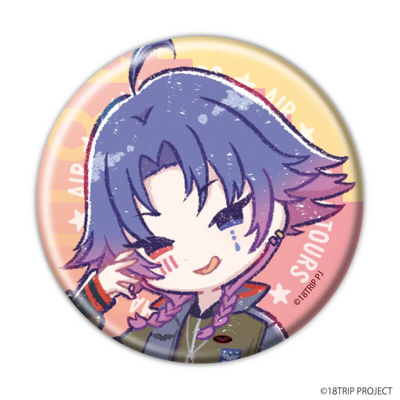 缶バッジ『18TRIP』09/コンプリートセット(全10種)(グラフアートイラスト)