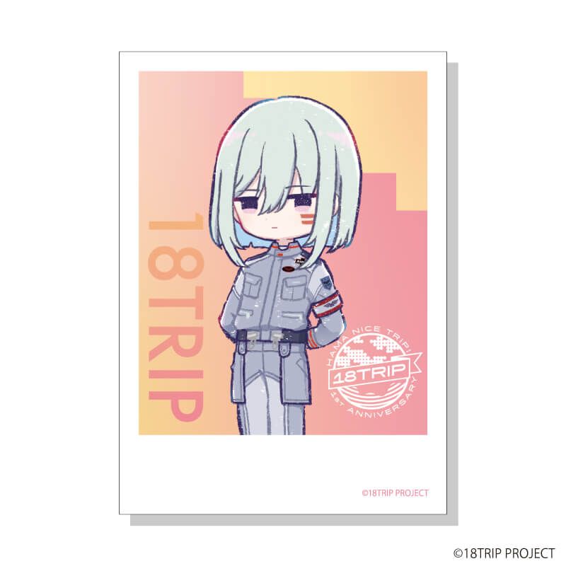 ミニフォト『18TRIP』14/ブラインド(10種)(グラフアートイラスト)