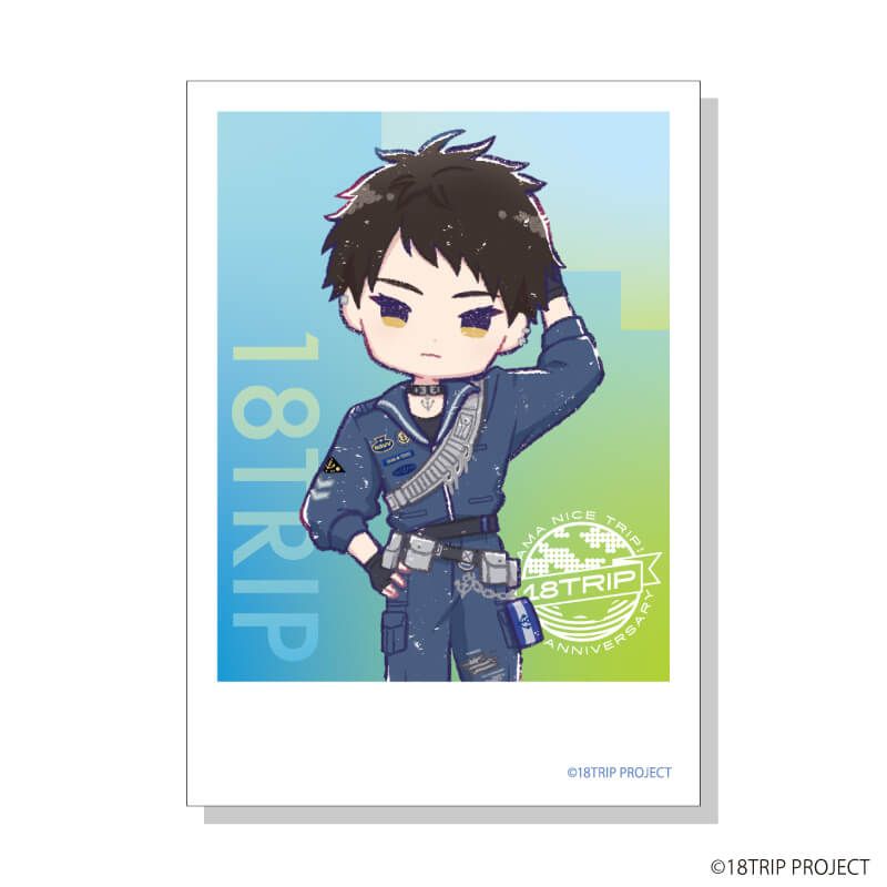 ミニフォト『18TRIP』14/ブラインド(10種)(グラフアートイラスト)