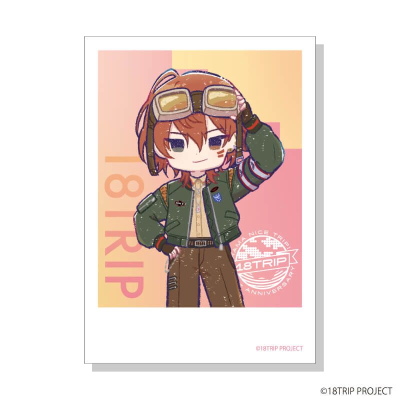 ミニフォト『18TRIP』13/ブラインド(10種)(グラフアートイラスト)