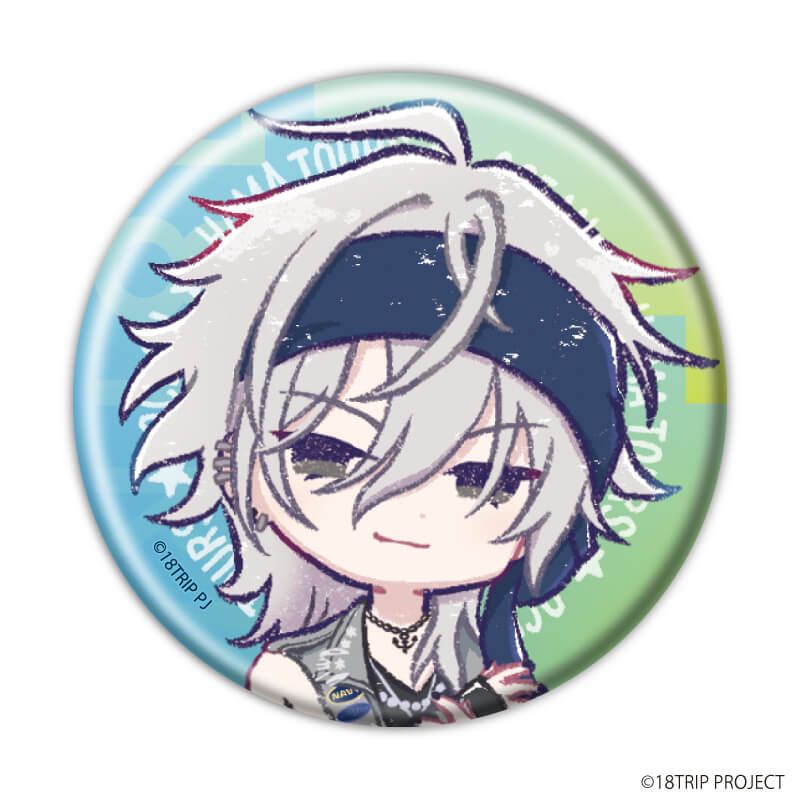 缶バッジ『18TRIP』09/ブラインド(10種)(グラフアートイラスト)