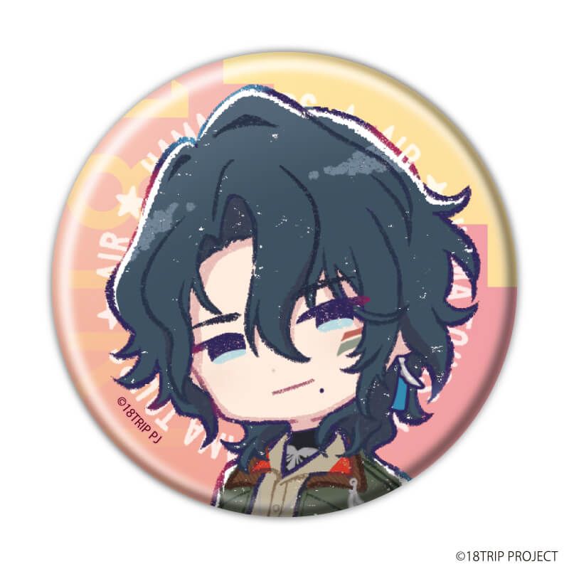 缶バッジ『18TRIP』09/ブラインド(10種)(グラフアートイラスト)