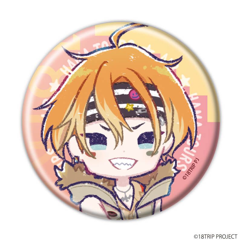缶バッジ『18TRIP』08/ブラインド(10種)(グラフアートイラスト)