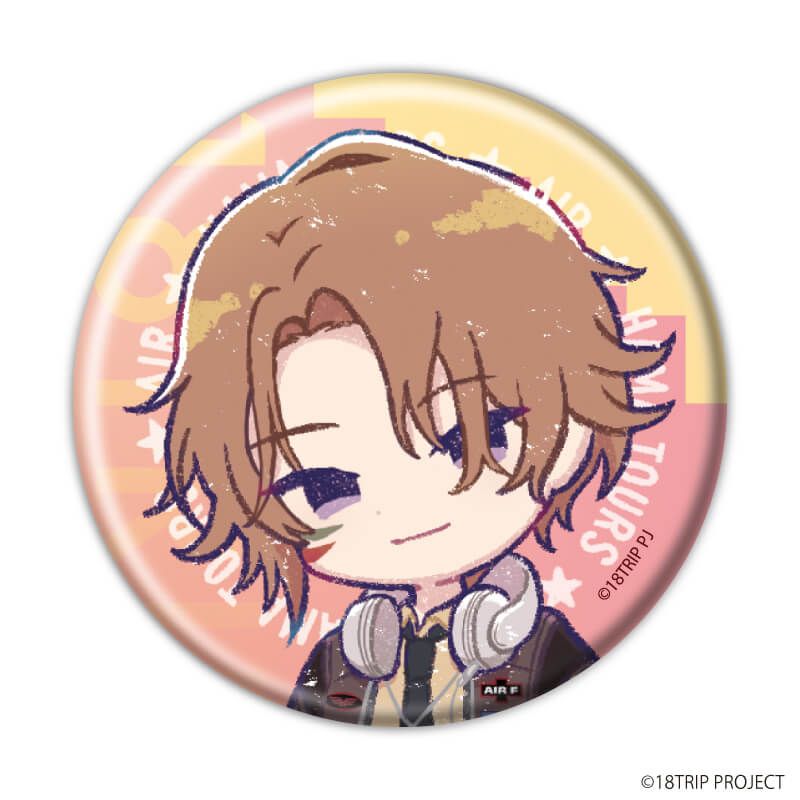 缶バッジ『18TRIP』08/ブラインド(10種)(グラフアートイラスト)