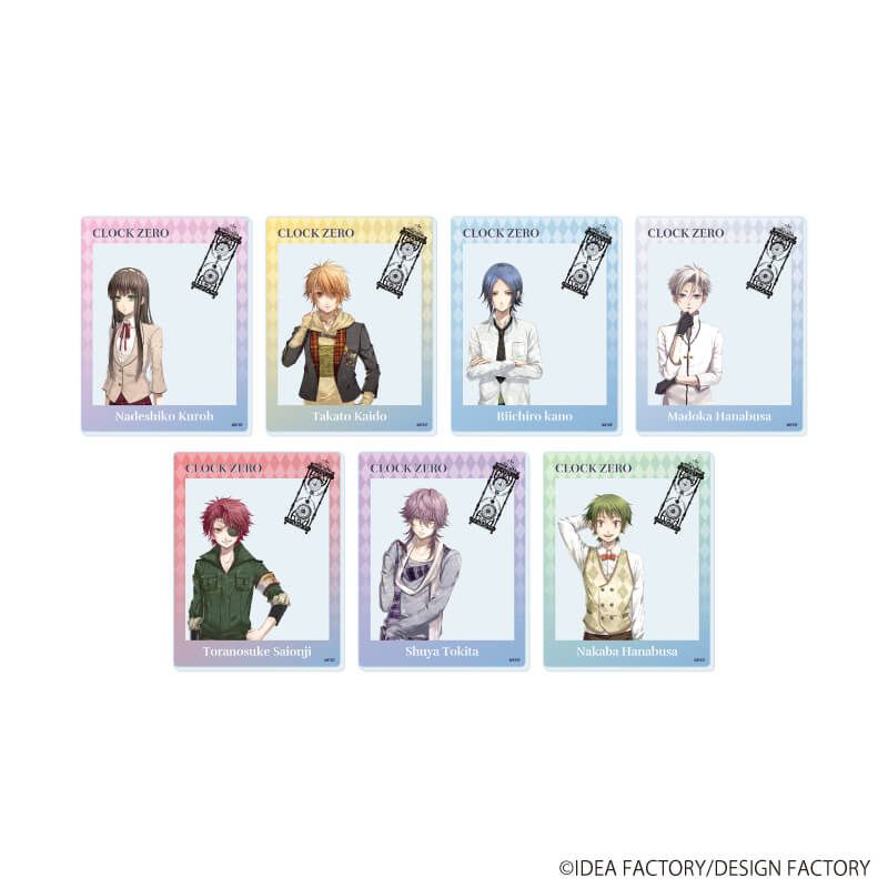 アクリルカード「CLOCK ZERO ～終焉の一秒～」01/コンプリートセット(全7種)(公式イラスト)