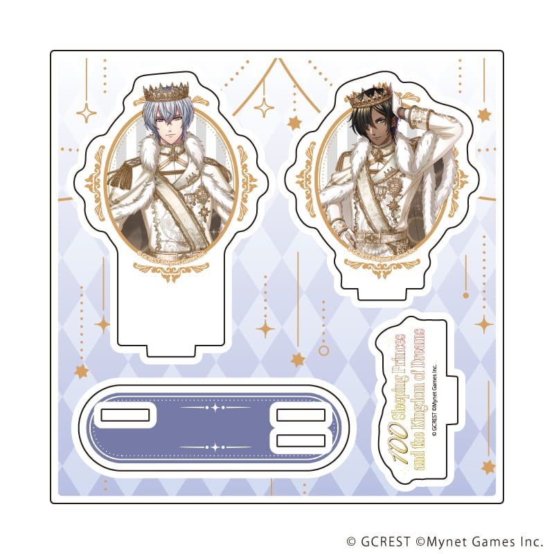 アクリルスタンドプレート「夢王国と眠れる100人の王子様」71/ギルバート&ザント(公式イラスト)