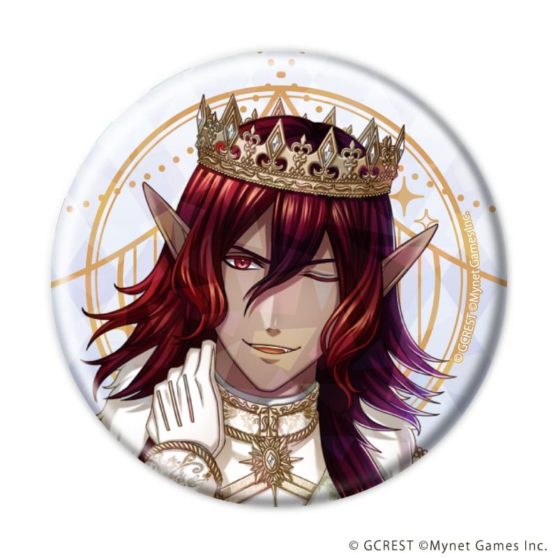 ホログラム缶バッジ(57mm)「夢王国と眠れる100人の王子様」25/コンプリートセット(全8種)(公式イラスト)