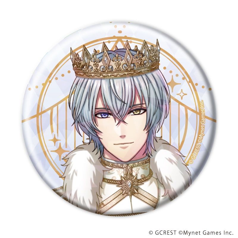 ホログラム缶バッジ(57mm)「夢王国と眠れる100人の王子様」25/コンプリートセット(全8種)(公式イラスト)