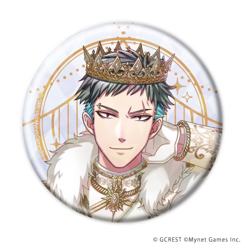 ホログラム缶バッジ(57mm)「夢王国と眠れる100人の王子様」25/コンプリートセット(全8種)(公式イラスト)