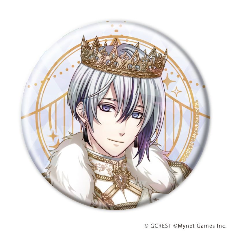 ホログラム缶バッジ(57mm)「夢王国と眠れる100人の王子様」25/コンプリートセット(全8種)(公式イラスト)