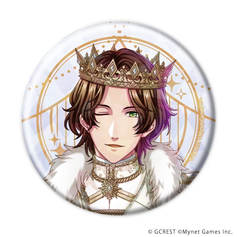 ホログラム缶バッジ(57mm)「夢王国と眠れる100人の王子様」24/コンプリートセット(全8種)(公式イラスト)