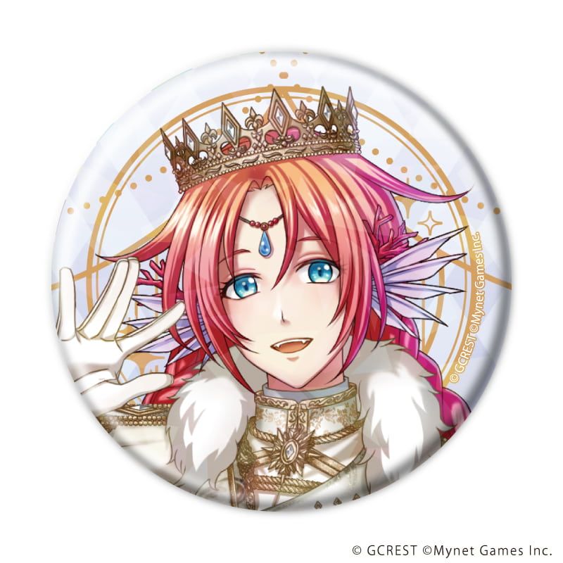 ホログラム缶バッジ(57mm)「夢王国と眠れる100人の王子様」24/コンプリートセット(全8種)(公式イラスト)