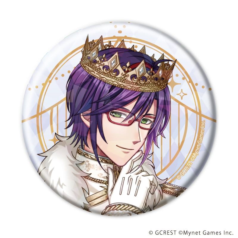 ホログラム缶バッジ(57mm)「夢王国と眠れる100人の王子様」24/コンプリートセット(全8種)(公式イラスト)