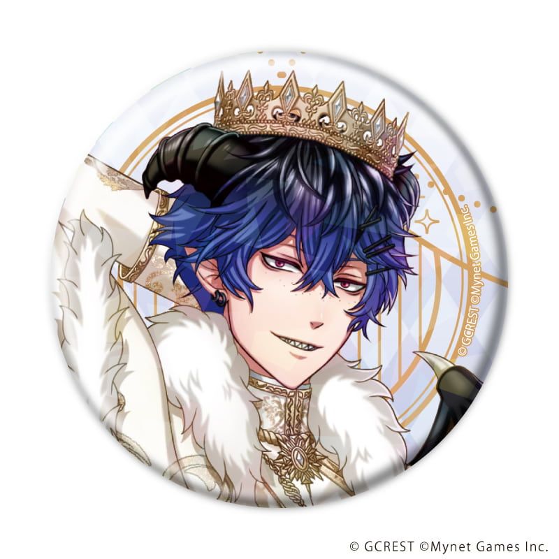 ホログラム缶バッジ(57mm)「夢王国と眠れる100人の王子様」24/コンプリートセット(全8種)(公式イラスト)