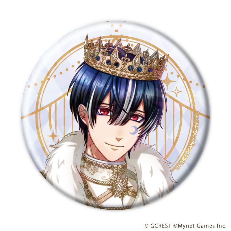 ホログラム缶バッジ(57mm)「夢王国と眠れる100人の王子様」24/コンプリートセット(全8種)(公式イラスト)