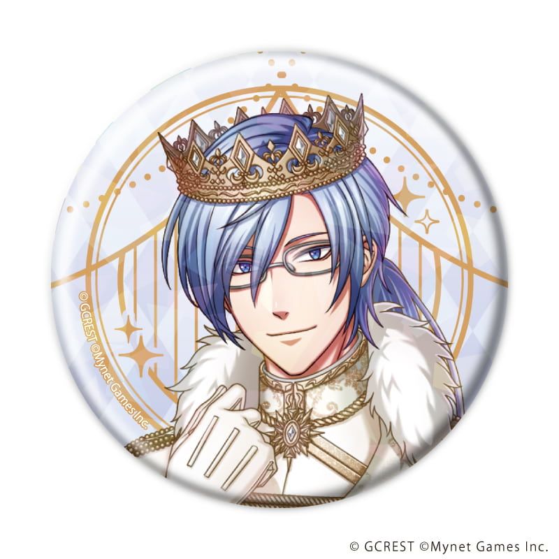 ホログラム缶バッジ(57mm)「夢王国と眠れる100人の王子様」24/コンプリートセット(全8種)(公式イラスト)