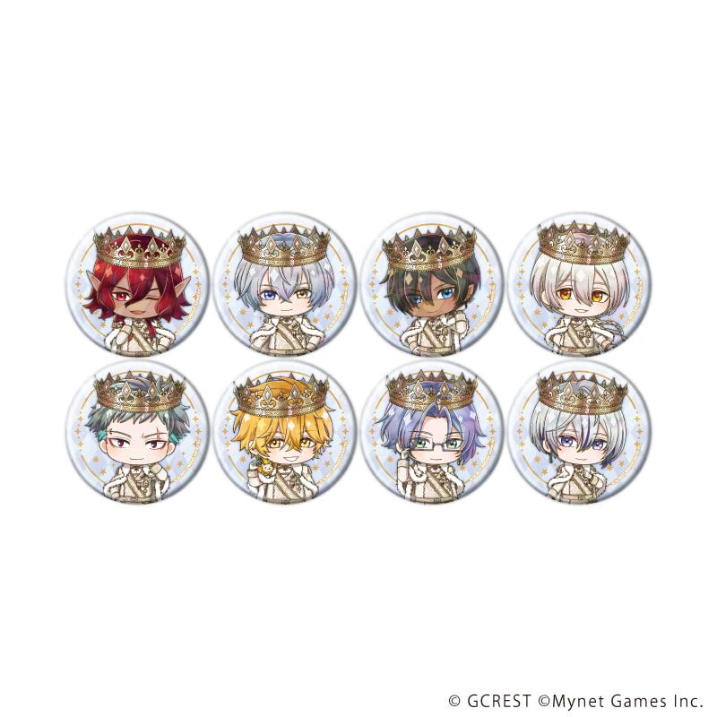 ホログラム缶バッジ(57mm)「夢王国と眠れる100人の王子様」27/ブラインド(8種)(ミニキャライラスト)