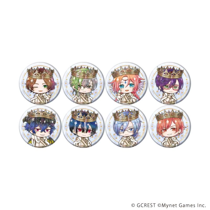 ホログラム缶バッジ(57mm)「夢王国と眠れる100人の王子様」26/ブラインド(8種)(ミニキャライラスト)