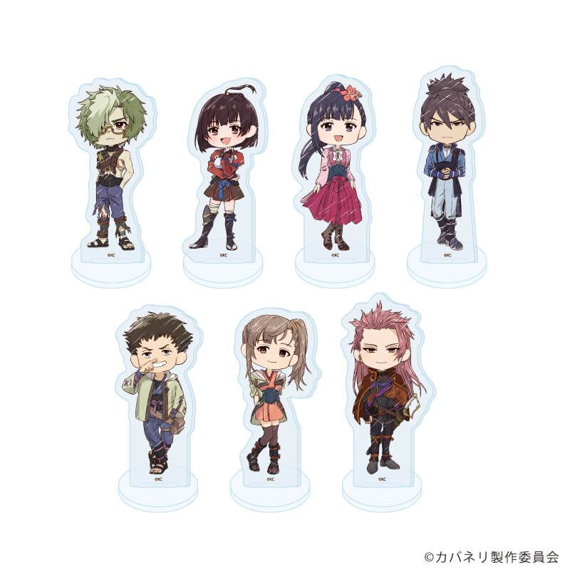 アクリルぷちスタンド「TVアニメ『甲鉄城のカバネリ』」01/コンプリートセット(全7種)(グラフアートイラスト)