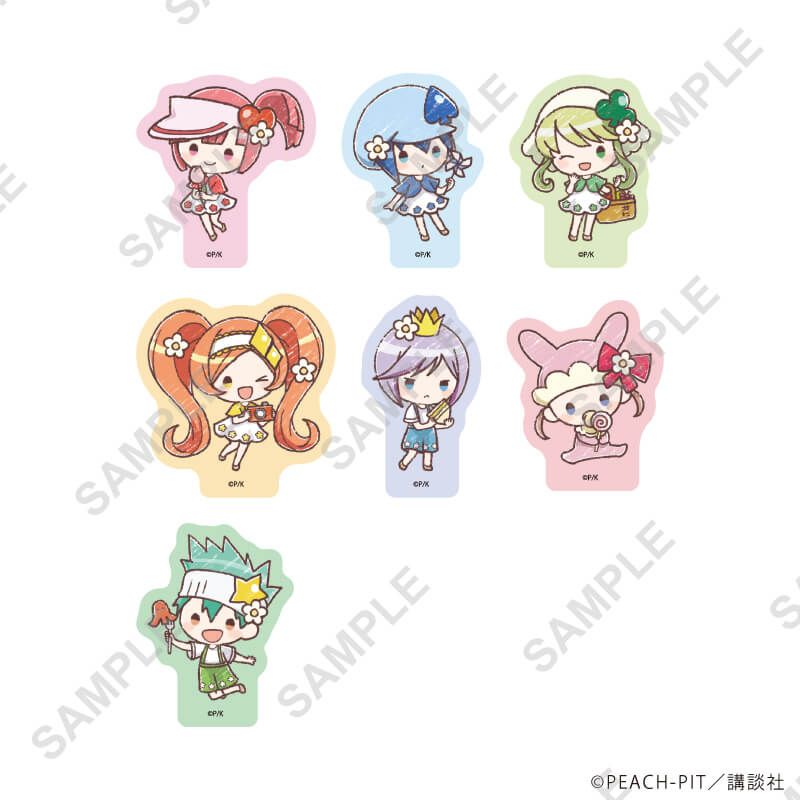 フレークシール(7枚セット)「しゅごキャラ！」03/パターンA ピクニックver.(グラフアートイラスト)