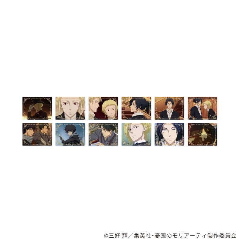 アクリルカード「憂国のモリアーティ」11/コンプリートセット(全12種)(場面写イラスト)