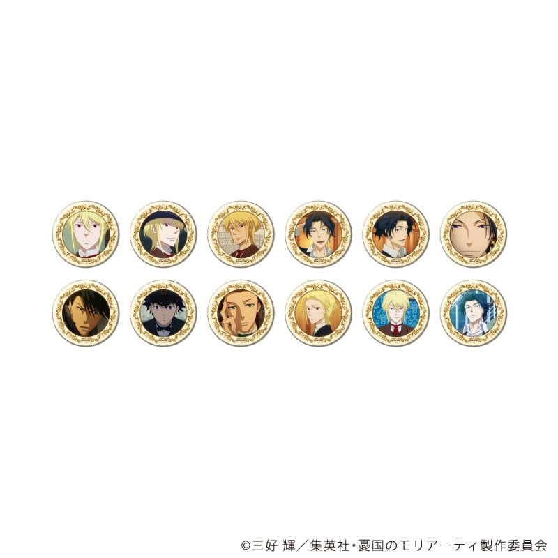 缶バッジ「憂国のモリアーティ」22/コンプリートセット(全12種)(場面写イラスト)