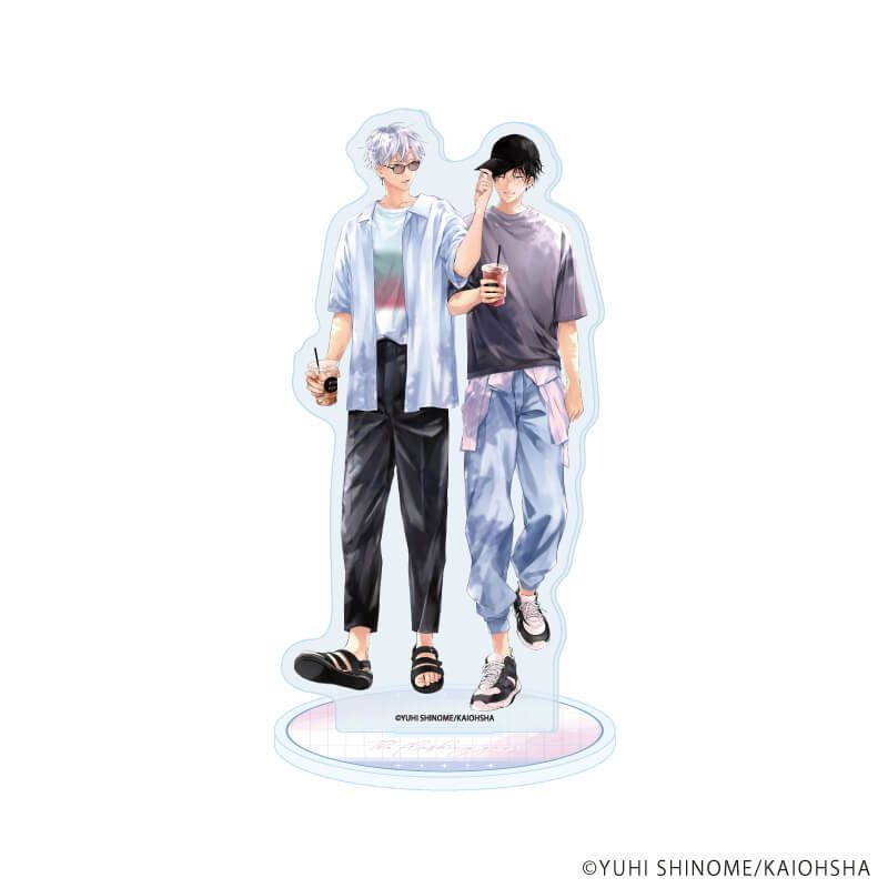 アクリルスタンド「まなざしは閃光」01/兼守 凌&生見 陽依(描き下ろしイラスト)