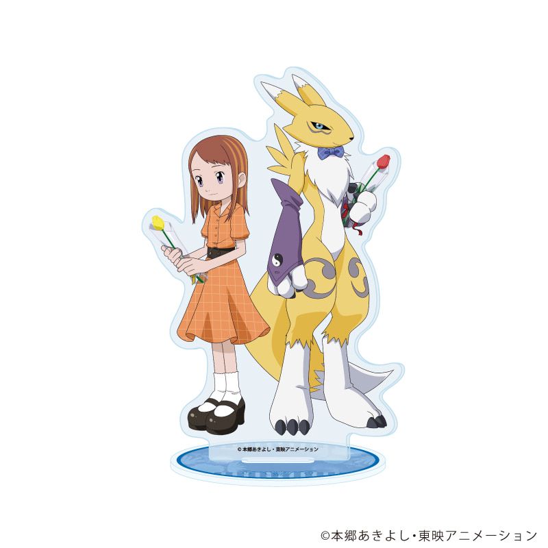 アクリルスタンド「デジモンテイマーズ」13/ルキ&レナモン お祝いver.(描き下ろしイラスト)