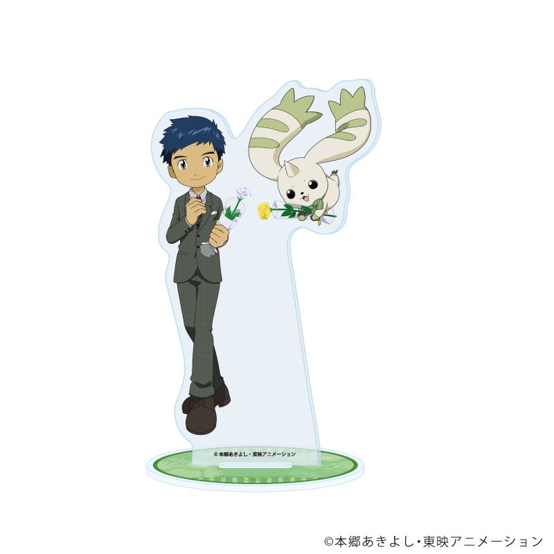 アクリルスタンド「デジモンテイマーズ」12/ジェンリャ&テリアモン お祝いver.(描き下ろしイラスト)